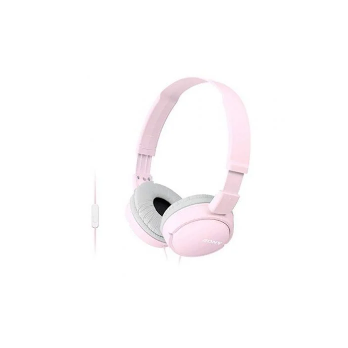 Sony Auriculares MDR-ZX110AP PK con Micrófono y Jack 3.5, Rosas