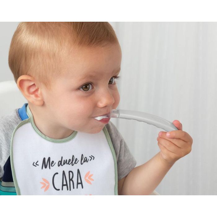 KioKids Cuchara Silicona Gris Step 2 +4 Meses, Apto Lavavajillas 1 KioKids Cuchara Silicona Gris Step 2 +4 Meses, Apto Lavavajillas 1