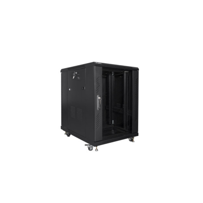 Lanberg FF01-6815-12B Armario Rack 15U Bastidor Independiente con Teclado de Bloqueo, Ruedas y Patas Ajustables, 800 kg, IP20, Negro Lanberg FF01-6815-12B Armario Rack 15U Bastidor Independiente con Teclado de Bloqueo, Ruedas y Patas Ajustables, 800 kg, IP20, Negro