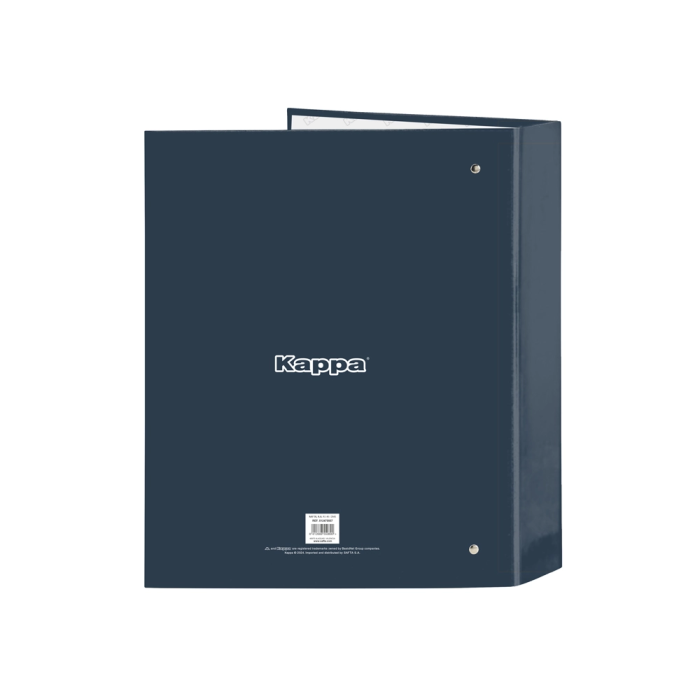 Carpeta de anillas Kappa Dark navy Azul marino A4 27 x 33 x 6 cm 1