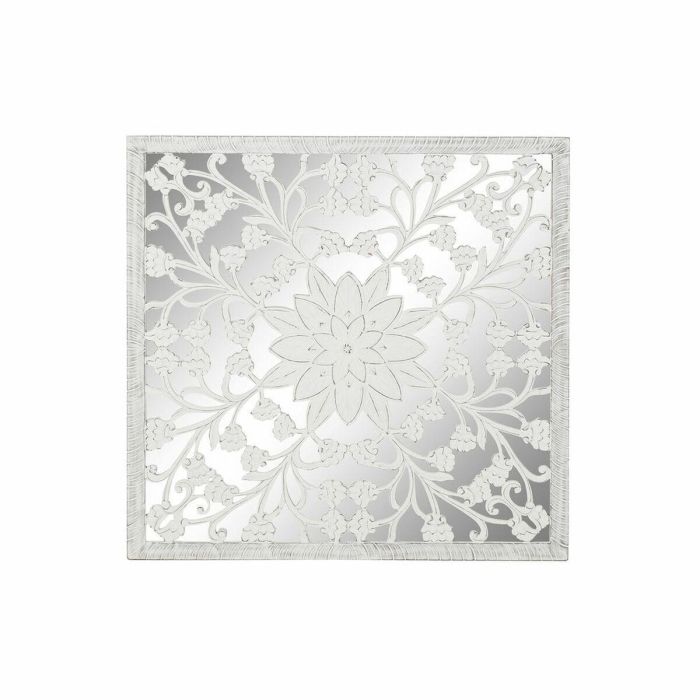 Decoracion Pared Indio DKD Home Decor Blanco 3 x 121 x 121 cm