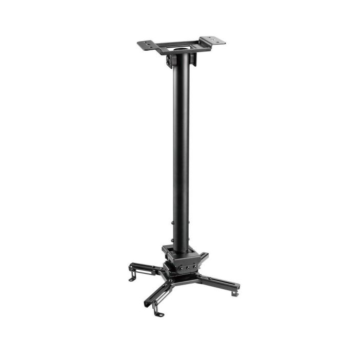 Vivolink Soporte Techo Universal para Proyector Ajustable 60.5-90.5cm, Carga Máx. 35kg, 360° Inclinable, Gestión Cables Integrada, Negro Vivolink Soporte Techo Universal para Proyector Ajustable 60.5-90.5cm, Carga Máx. 35kg, 360° Inclinable, Gestión Cables Integrada, Negro