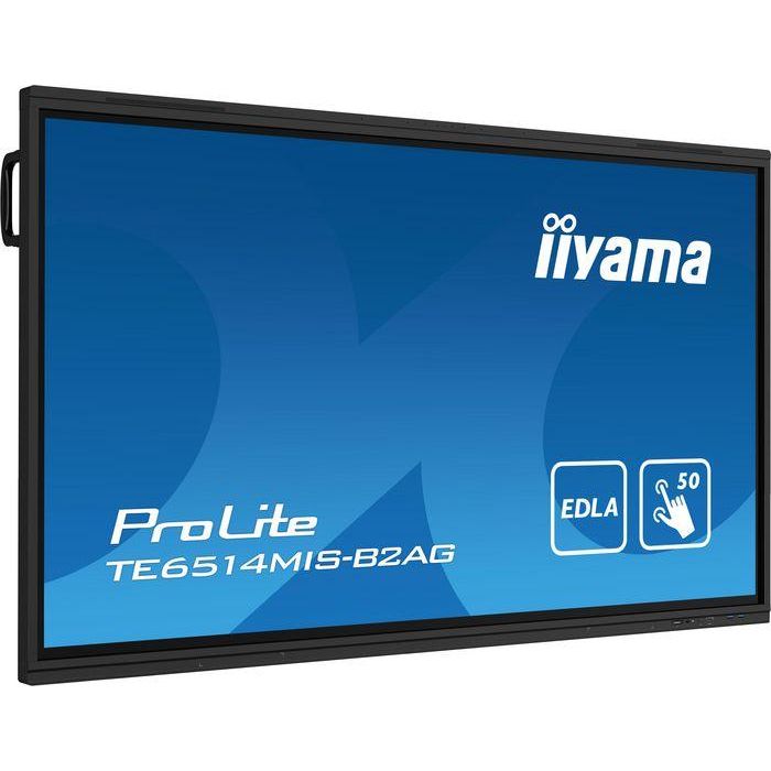 iiyama PROLITE TE6514MIS-B2AG Pantalla plana para señalización digital 165,1 cm (65") LCD Wifi 435 cd / m² 4K Ultra HD Negro Pantalla táctil Procesador incorporado Android 24/7 2 iiyama PROLITE TE6514MIS-B2AG Pantalla plana para señalización digital 165,1 cm (65") LCD Wifi 435 cd / m² 4K Ultra HD Negro Pantalla táctil Procesador incorporado Android 24/7 2