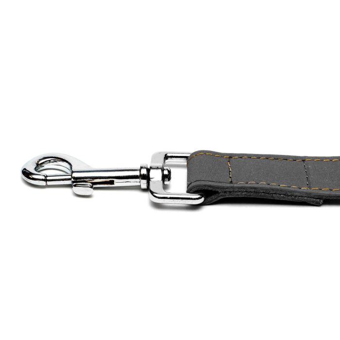 Gloria Correa Oasis para Perro de Cuero Reforzado y Robusto con Mosquetón Seguro para Paseos Largos 100 cm x 15 mm Negro 1 Gloria Correa Oasis para Perro de Cuero Reforzado y Robusto con Mosquetón Seguro para Paseos Largos 100 cm x 15 mm Negro 1