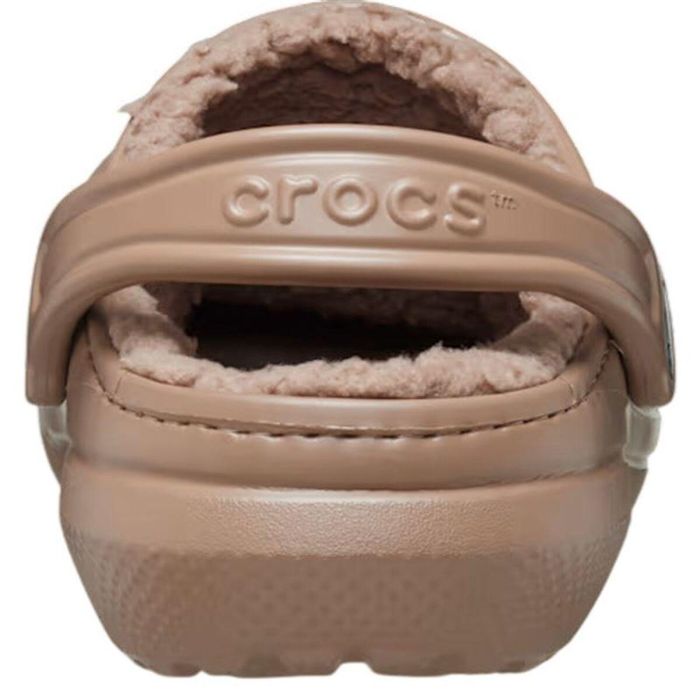 Zuecos Crocs Classic Lined Clog Blanco Natural 9-10 Años 1