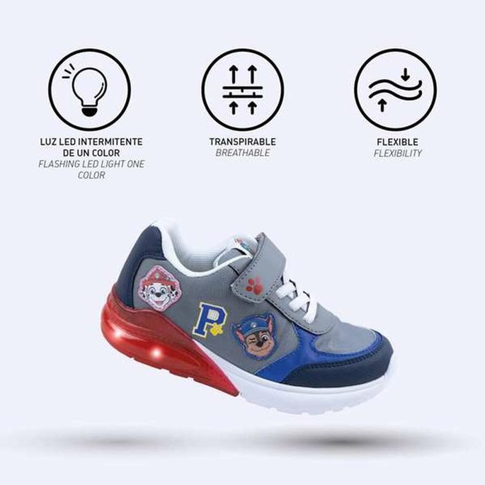 Deportiva suela tpr con luces paw patrol t025 2 Deportiva suela tpr con luces paw patrol t025 2