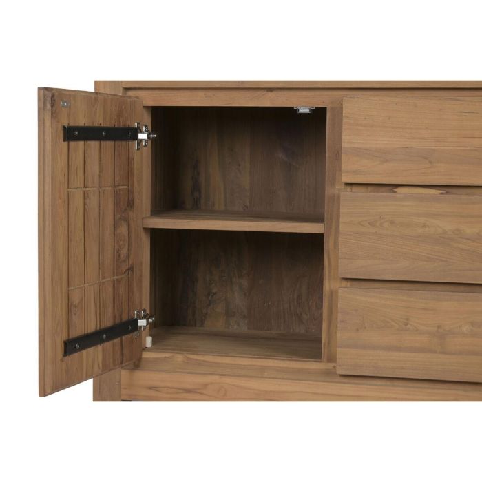 DKD Home Decor Vitrina Balines 160 x 45 x 210 cm Teca reciclada y Cristal 3