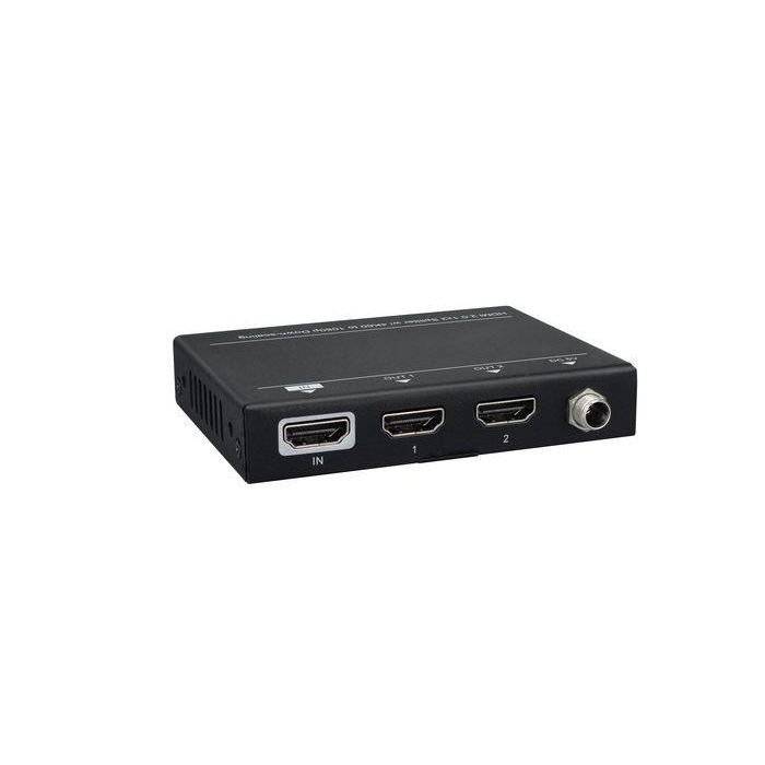 Vivolink VLHDMISP1X2 HDMI Splitter 1x2 4K@60Hz con HDR10, Dolby Vision, EDID y Escalado 4K a 1080p para 2 Pantallas Vivolink VLHDMISP1X2 HDMI Splitter 1x2 4K@60Hz con HDR10, Dolby Vision, EDID y Escalado 4K a 1080p para 2 Pantallas