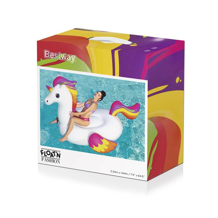 Bestway Figura Hinchable Unicornio con Asas 224x164 cm Playa y Piscina 41113 7 Bestway Figura Hinchable Unicornio con Asas 224x164 cm Playa y Piscina 41113 7