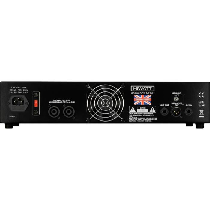 Amplificador Bajo Cabezal Hiwatt Bulldog - 400W (Versión Rack) 2