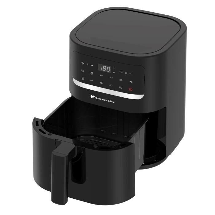 Freidora de aire sin aceite CONTINENTAL EDISON - FRSH1400B - 4,5 L - Negra - 1400W 1 Freidora de aire sin aceite CONTINENTAL EDISON - FRSH1400B - 4,5 L - Negra - 1400W 1