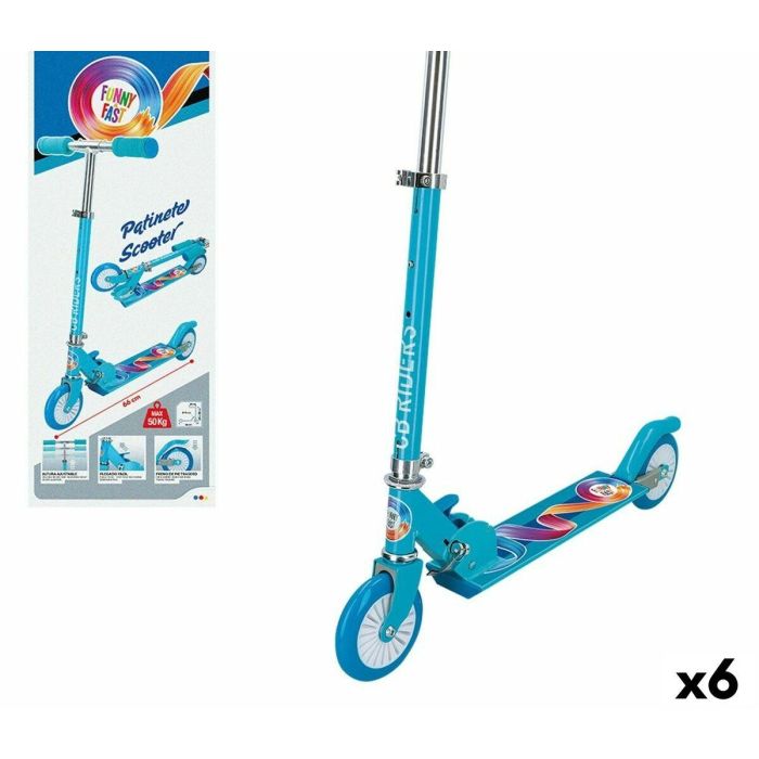 Patinete Colorbaby Azul 6 Unidades