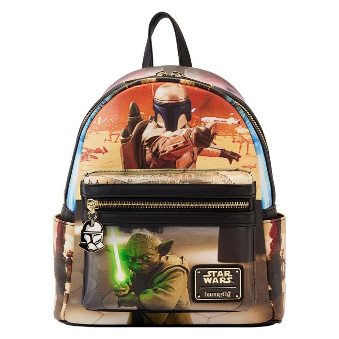 Mochila El Ataque de los Clones Episode II Star Wars Loungefly 26cm 4