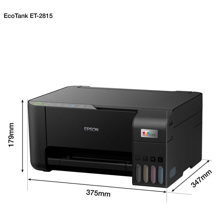 Epson EcoTank ET-2815 Impresora Multifunción A4 Color con Wi-Fi, Negro 7