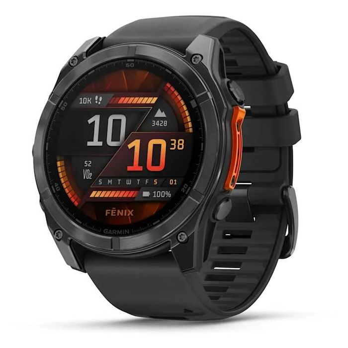 Garmin Fenix 8 Smartwatch 51mm AMOLED Táctil 32GB Negro con GPS y Wi-Fi para Deporte