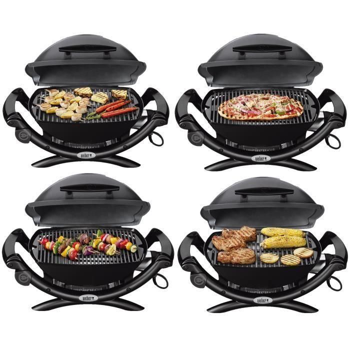 Barbacoa eléctrica WEBER Q 1400 - Negro Gris 3 Barbacoa eléctrica WEBER Q 1400 - Negro Gris 3
