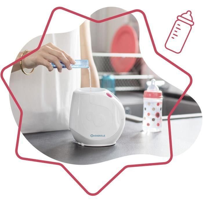 Badabulle Easy + Calentador de Biberones Casa y Coche - Portátil, Calentamiento Rápido, Compatible con Enchufe de Hogar y Adaptador para Encendedor de Automóvil 5 Badabulle Easy + Calentador de Biberones Casa y Coche - Portátil, Calentamiento Rápido, Compatible con Enchufe de Hogar y Adaptador para Encendedor de Automóvil 5
