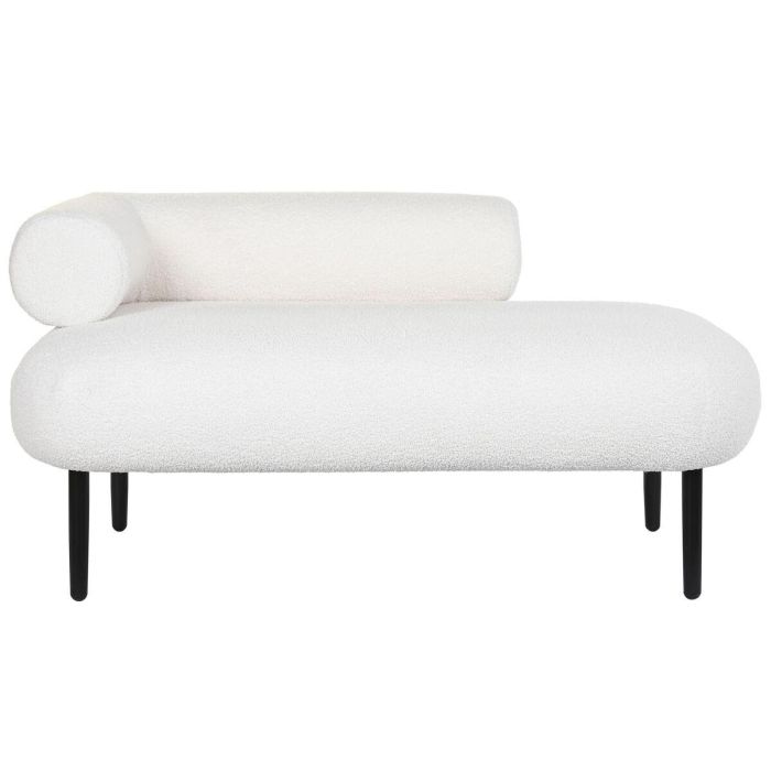 Sofá DKD Home Decor Blanco Negro Metal Scandi 127,5 x 73,5 x 64 cm 1