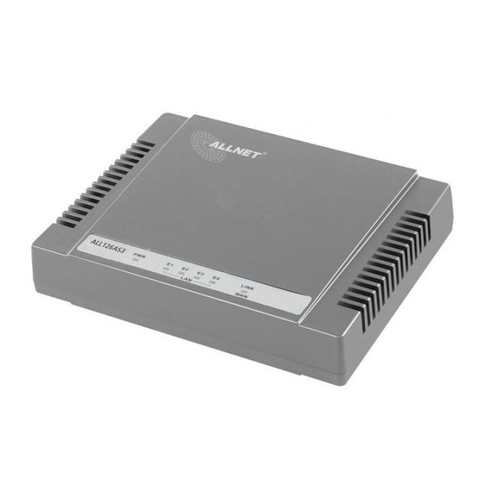 ALLNET ALL126AS3 Módem VDSL Punto-a-Punto Esclavo Managed 2 Hilos - Lantiq VRX, 4x RJ-45, 2x RJ-11