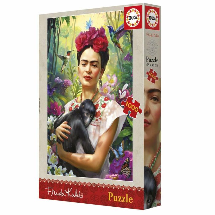 Educa EDU1747759271435 Puzzle El Jardín de la Vida 1000 Piezas Frida Kahlo 34 x 48 cm 1