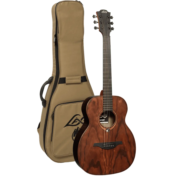 LAG Guitarra Acústica Travel Sauvage Natural Satinado Brankowood Eucalipto 600mm 9 LAG Guitarra Acústica Travel Sauvage Natural Satinado Brankowood Eucalipto 600mm 9