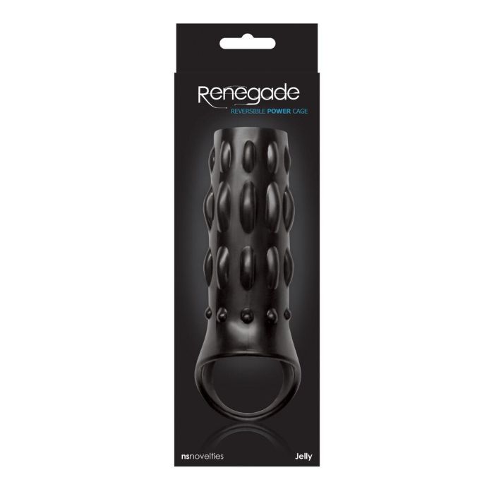 Funda para pene NS Novelties Renegade Negro Ø 4,4 cm 1 Funda para pene NS Novelties Renegade Negro Ø 4,4 cm 1