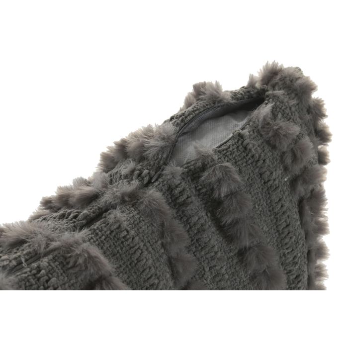 Cojin Urban DKD Home Decor Topo Gris 45 x 45 cm (2 Unidades) 2