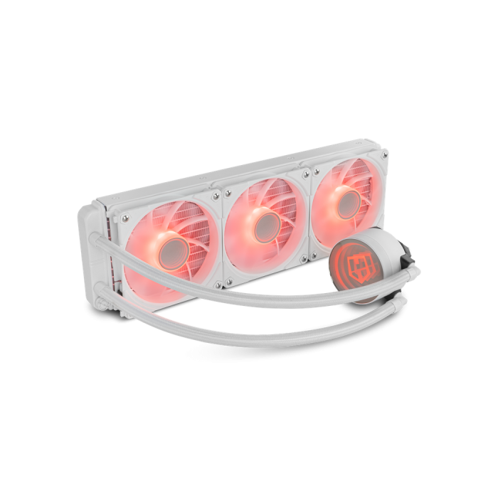 NOX NXHUMMERM360ARGBW Refrigeración Líquida Todo en Uno Blanco ARGB 3x12cm 4