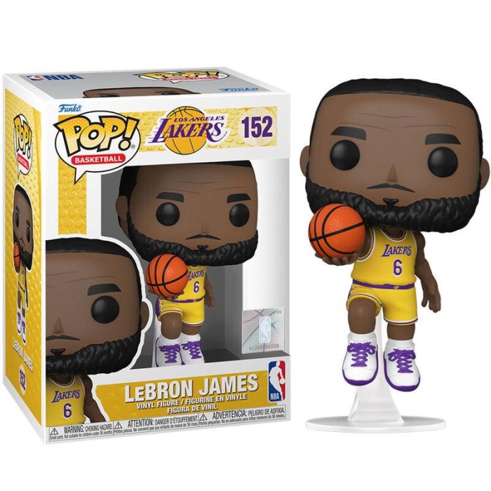 Figura POP NBA Los Angeles Lakers LeBron James 1 Figura POP NBA Los Angeles Lakers LeBron James 1