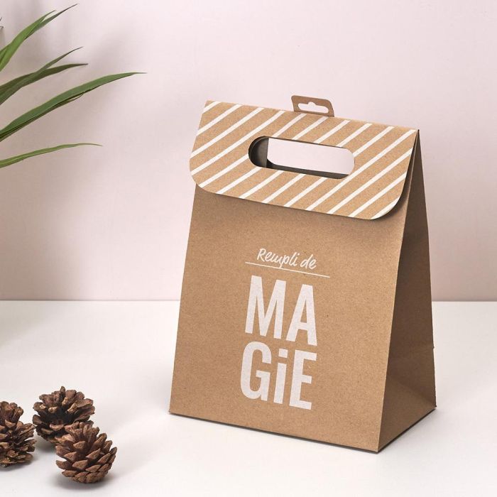 Bolsa Regalo Plegable Kraft Party Time 3