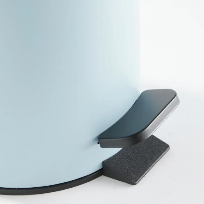 Today TOD3574641271190 Papelera de Baño 3 L Ø 17 x H 25 cm Polipropileno Azul Suave 1