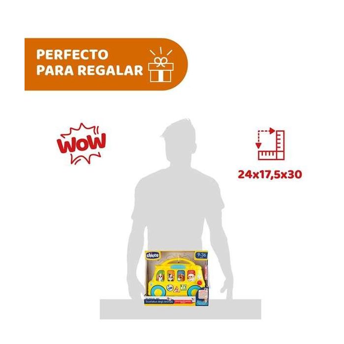 Chicco Autobús Vehículo Interactivo Bilingüe con Luces y Sonidos para Niños 27,5x25x13,5 cm 5 Chicco Autobús Vehículo Interactivo Bilingüe con Luces y Sonidos para Niños 27,5x25x13,5 cm 5
