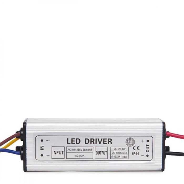 Driver No Dimable para Foco Proyector LED 20W - Alimentación Directa 220V AC
