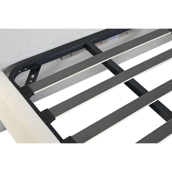 Cama Home ESPRIT Gris claro 196 x 223 x 135 cm 5