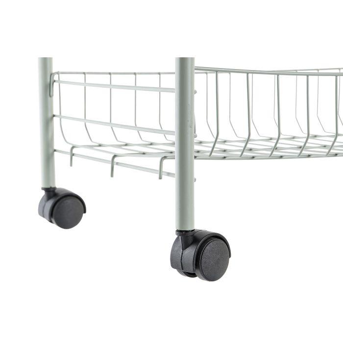 DKD Home Decor Frutero Vintage Verde Menta 40 x 26 x 62 cm con Ruedas y 3 Cestas Desmontable Chinalight 2022 2