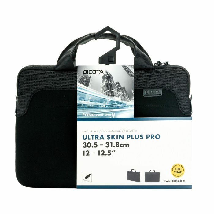 DICOTA Maletín Ultra Skin Plus PRO para portátil 12-12.5" (30.5-31.8cm) Negro, Cuero, Neopreno, Nylon, Asa de transporte 7 DICOTA Maletín Ultra Skin Plus PRO para portátil 12-12.5" (30.5-31.8cm) Negro, Cuero, Neopreno, Nylon, Asa de transporte 7