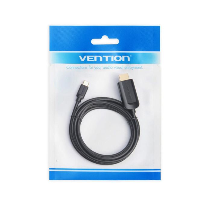 Cable USB-C a HDMI Vention CGUBG Negro 1,5 m