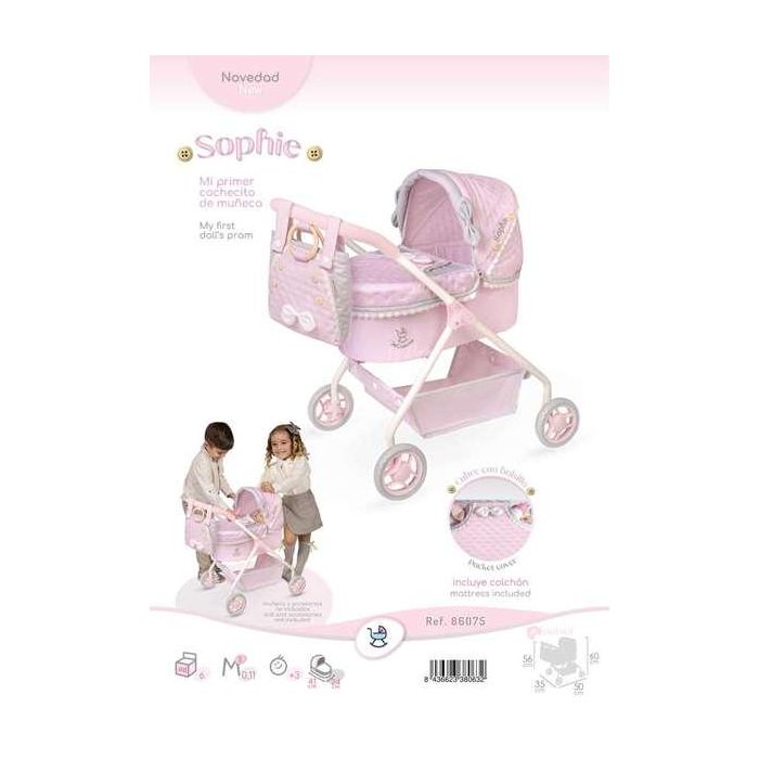 Decuevas Mi primer coche de muñeca Sophie para muñecas de hasta 42 cm 35x50x56 cm 7