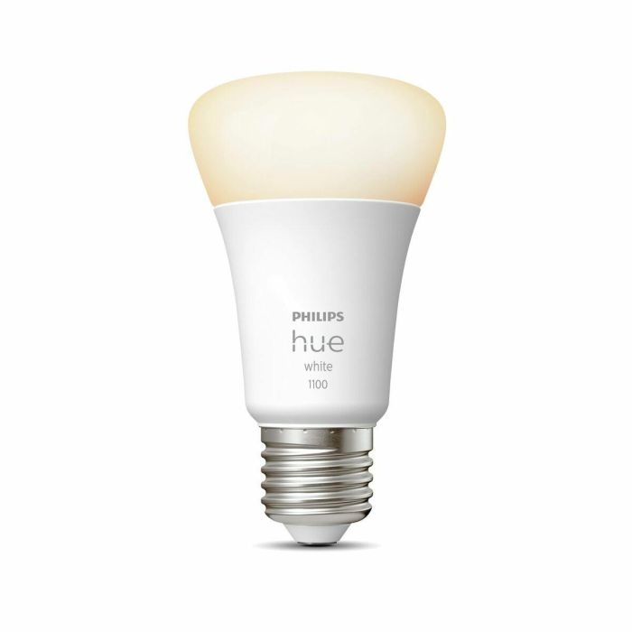 Philips Hue White Bombilla LED Conectada E27 9.5W (Equivalente 75W) Compatible con Bluetooth 4 Philips Hue White Bombilla LED Conectada E27 9.5W (Equivalente 75W) Compatible con Bluetooth 4