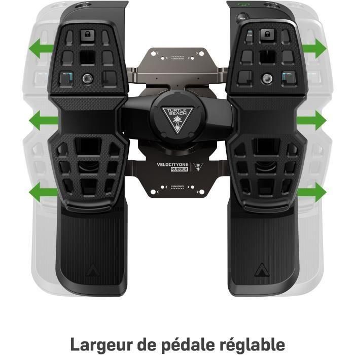 Pedales de dirección universales - TURTLE BEACH - VelocityOne Rudder 5 Pedales de dirección universales - TURTLE BEACH - VelocityOne Rudder 5