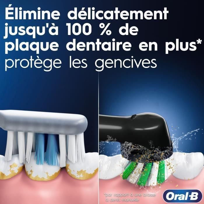 Cepillo de dientes eléctrico - ORAL-B Pro 1 - Sensitive Clean - Azul 1