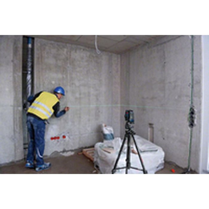 Bosch GCL 2-50 G + RM 10 Láser combinado de líneas y puntos de plomada verdes, alta visibilidad, protección IP64, 15 m de alcance para líneas 16 Bosch GCL 2-50 G + RM 10 Láser combinado de líneas y puntos de plomada verdes, alta visibilidad, protección IP64, 15 m de alcance para líneas 16
