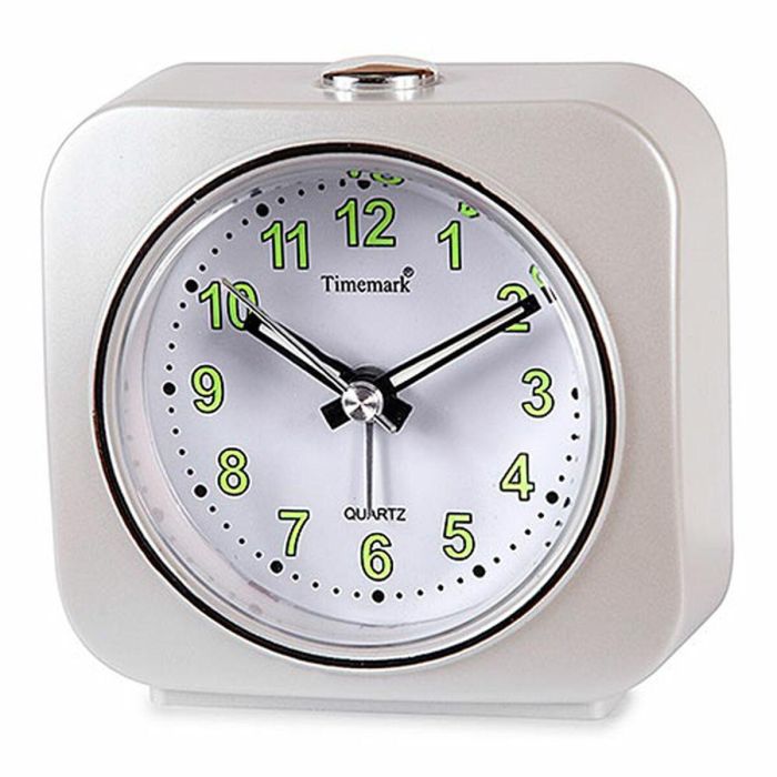 Reloj Despertador Timemark Blanco 9 x 9 x 4 cm