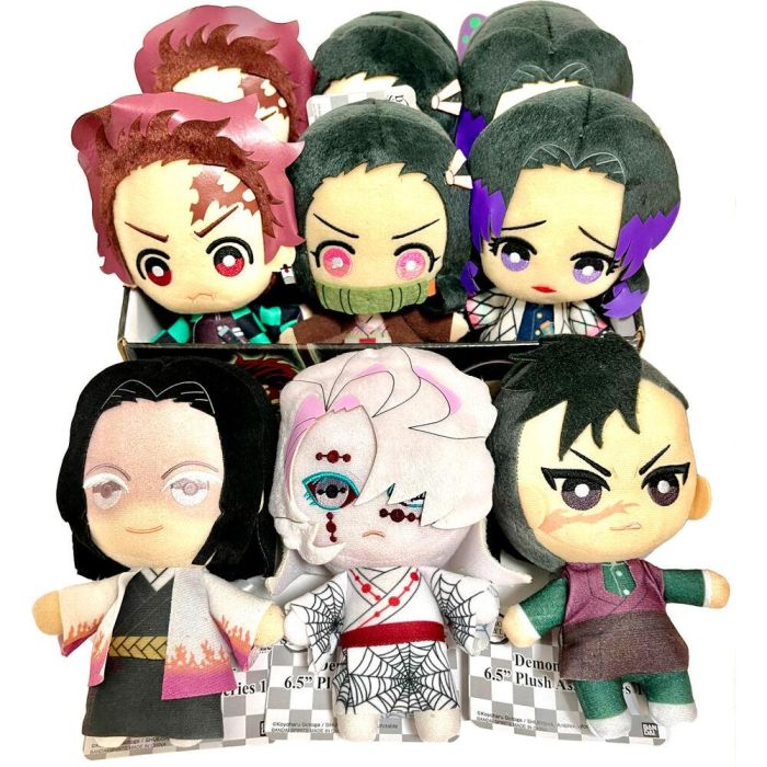 Banpresto Set de 9 Peluches Kimetsu No Yaiba (Demon Slayer) - Personajes Variados Banpresto Set de 9 Peluches Kimetsu No Yaiba (Demon Slayer) - Personajes Variados