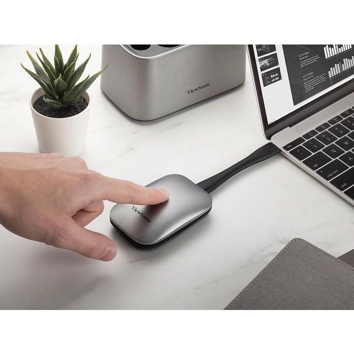 ViewSonic VB-WPS-001 - Wireless Screen sharing cast button with USB-C connector -1080p. - 2.4GHz & 5GHz/5.8GHz dual band802.11 a/b/g/n/AC 6 ViewSonic VB-WPS-001 - Wireless Screen sharing cast button with USB-C connector -1080p. - 2.4GHz & 5GHz/5.8GHz dual band802.11 a/b/g/n/AC 6