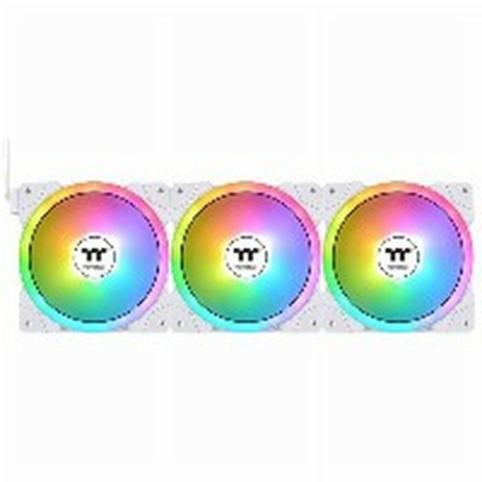 Thermaltake THE1696926276682 SWAFAN EX12 ARGB Sync - Ventilador de 120 mm para Carcasa PC (Blanco) 9 Thermaltake THE1696926276682 SWAFAN EX12 ARGB Sync - Ventilador de 120 mm para Carcasa PC (Blanco) 9