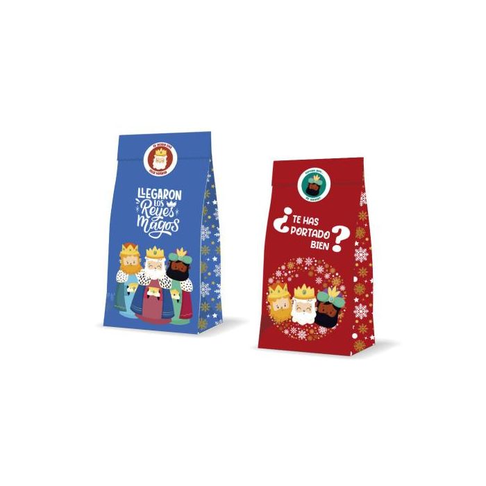 Bismark 332846 Sobre Regalo Reyes Magos Pack 3 Unidades + Adhesivos 20x42 cm
