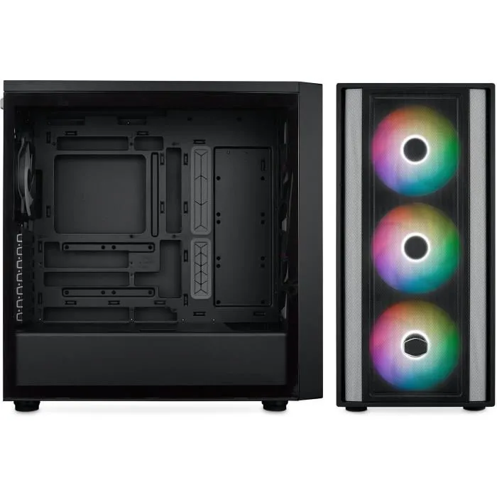 Cooler Master MasterBox 600 Caja de PC Negra para Escritorio ATX EATX ITX micro ATX 1 Cooler Master MasterBox 600 Caja de PC Negra para Escritorio ATX EATX ITX micro ATX 1