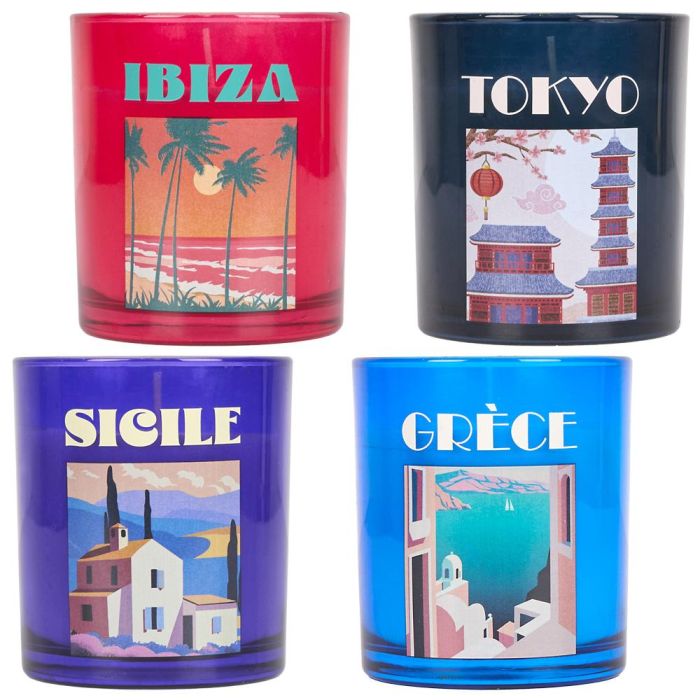 Home Deco Factory Vela Perfumada Colección Dolce Vita Vidrio/Cristal Altura 9 cm 2 Home Deco Factory Vela Perfumada Colección Dolce Vita Vidrio/Cristal Altura 9 cm 2