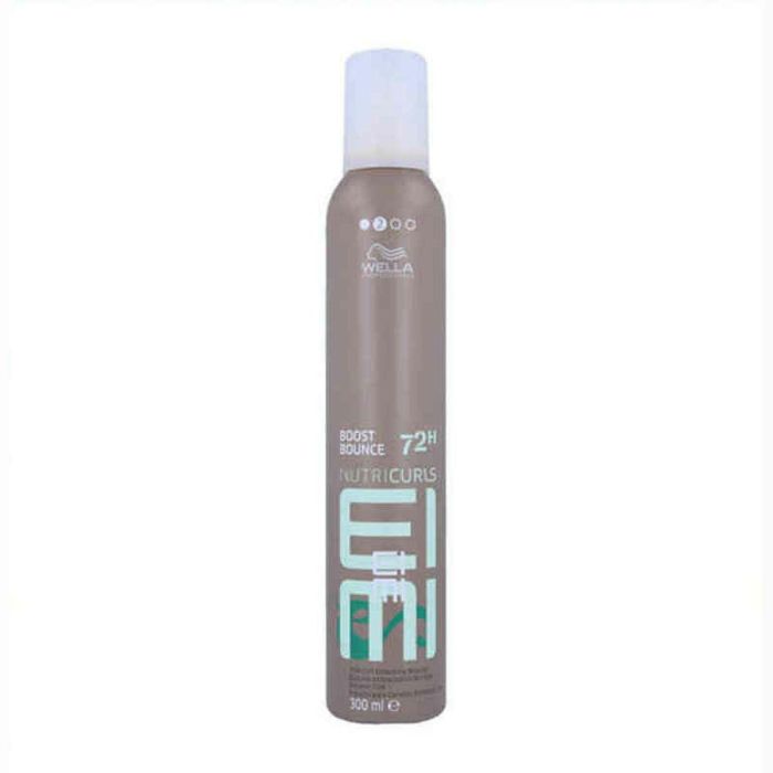 Wella Professionals EIMI NutriCurls Boost Bounce Espuma Potenciadora Rizos Definidos Volumen Anti-Frizz Hidratante con Jojoba 300 ml